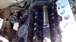 04 F150 cylinder heads replacement Part 1 [upl. by Eillor118]