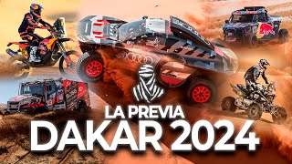 El RALLY DAKAR 2024  La PREVIA  PARTICIPANTES y RECORRIDO [upl. by Tihom]