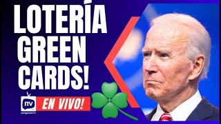 🇺🇸☘️ LOTERIA DE GREEN CARDS En Vivo [upl. by Poll824]