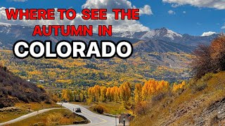 WHERE TO FIND AUTUMN COLORS IN COLORADO  4K Autumn Vibes  Travel autumn nature fallcolors [upl. by Panta]