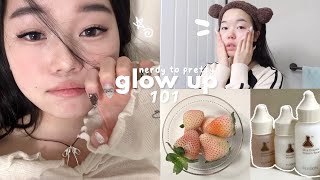 School Girl EXTREME Glow Up Freezing my fat Korean hair package Pinterest nails etc [upl. by Isabella]