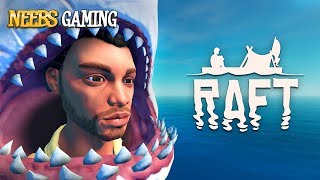 Raft Survival Simulator  Shark Head Face [upl. by Bradeord]