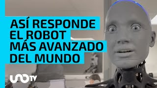 Ameca el robot humanoide más avanzado del mundo revela cuál fue el día más triste de su vida [upl. by Acsirp]