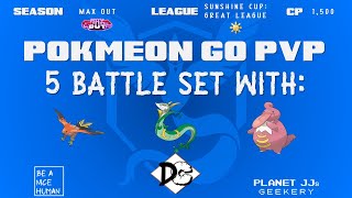 Pokémon GO PvP  Sunshine Cup Great League 5 Rounds Talonflame  Serperior  Lickilicky [upl. by Fitz]