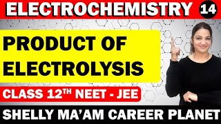 14Product of ElectrolysisElectrolysis Electrochemistrycareer planet Shelly Mam12th NEETJEE [upl. by Mayda]