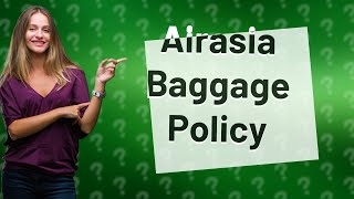 How strict is Airasia with carryon baggage [upl. by Asillem]