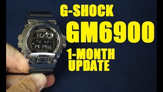 G Shock GM 6900 One Month Updated Review [upl. by Eckhardt990]