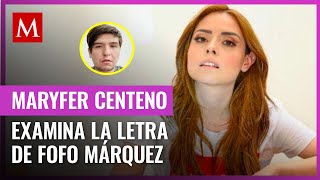 Maryfer Centeno analiza letra de Fofo Márquez [upl. by Salisbury]