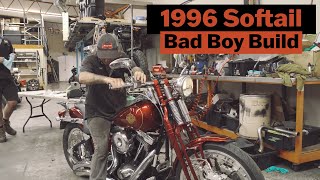 1996 HarleyDavidson Softail Bad Boy Build [upl. by Virg511]