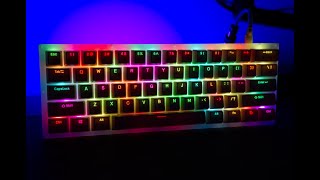 Best Bang For Your Buck 60 Keyboard  GamaKay K61 Mechanical Keyboard Review amp Typing Tests [upl. by Llemrej]