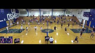 Oswego High School vs JamesvilleDeWitt High School Mens JV Volleyball [upl. by Kore]