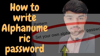 How to write Alphanumeric password  Alphanumeric password Urdu Hindi language [upl. by Kimmel896]