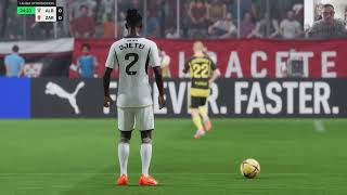 Albacete Balompie vs My reactions and comments gameplay EA Sports FC 24 [upl. by Eonak]