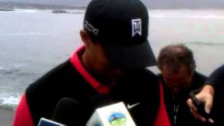 Tiger Woods Post Pebble Beach 2012 [upl. by Yennej632]