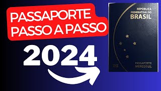 Como Tirar Passaporte Em 2024 Passo á Passo  Pelo celular [upl. by Nosille539]