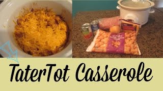 CrockPot TaterTot Casserole [upl. by Pelaga]