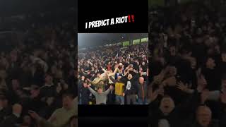 I predict a riot Leeds vs Leicester [upl. by Ahseat]