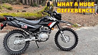 Honda XR150L Knobby Off Road Tires Without Buying New Wheels [upl. by Tomlin]