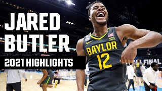 Jared Butler 2021 NCAA tournament highlights  Final Four Most Outstanding Player [upl. by Ainigriv]