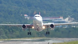 Tivat Airport LYTV Plane spotting [upl. by Ayvid830]