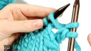 Comment faire une augmentation  tuto tricot [upl. by Coplin91]