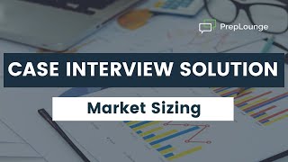 Case Interview Example With Solution — Market Sizing Gas Station  PrepLounge [upl. by Sillihp]