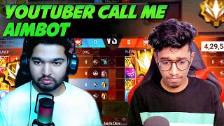 They Call Me Aimbot User 😡 Hindi YouTuber Vs Akshay Akz  Freefire Malayalam [upl. by Rois]