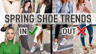 SPRING 2024 SHOE TRENDS Whats IN and Whats OUT [upl. by Eidnarb]