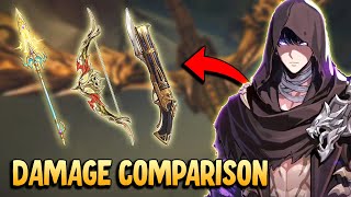 Which Light Weapon Deals More Damage  Truth Spear Vs Huntsman Vs Longbow  Solo Leveling ARISE [upl. by Gunner]