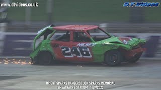 Bright Sparks Bangers  Jon Sparks Memorial  Smeatharpe Stadium  2023 [upl. by Yeleak]