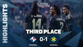 Highlights  Panama vs Jamaica  202324 Concacaf Nations League Third Place [upl. by Kopaz]