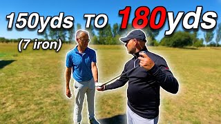 30 Yard Distance Gain by Switching to a Stronger Golf Grip [upl. by Tomkiel]