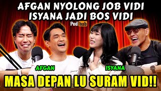 ISYANA KETEMU AFGAN VIDI MINGGIR DULU YA MAAF‼️ LOE BUKAN PENYANYI🤣  Vidi Isyana Afgan [upl. by Aner]