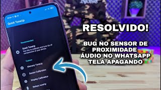 Resolvido Bug No sensor de proximidade  áudio no WhatsApp tela apagando sozinha 🔥🔥🔥 [upl. by Asirrom]