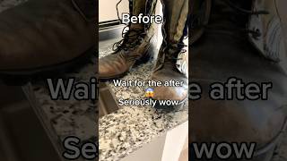 Shoe restoration from old to new looking in 1 minute You have to take care of your gear [upl. by Kcirdahs604]