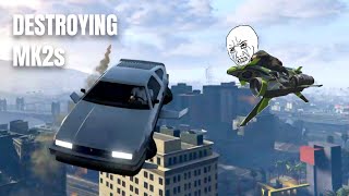 Deluxo Destroys Oppressor MK2s  Trolling God Mode Griefers  GTA 5 Online [upl. by Lavinia]