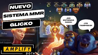 ¿CÓMO FUNCIONA GLICKO Nuevo Sistema de MMR Parche 733b  AMPlify  Dota 2  Español [upl. by Smukler]