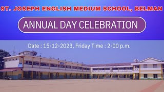 Annual Day Celebration  St Joseph English Medium School Belman  Watch LIVE [upl. by Symon19]