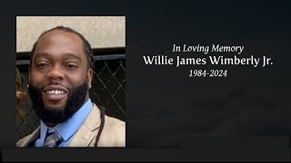 Homegoing Service  Willie James Wimberly Jr [upl. by Broek856]