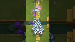 20 zappies cycle 🍷🗿 clashroyale gaming [upl. by Nadabus]