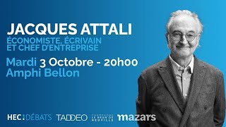 Les 3 grandes menaces des 50 prochaines années Jacques Attali invité dHEC Débats [upl. by Elvera779]