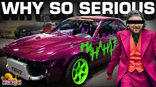 Famous YouTuber accidentally builds a Joker Car [upl. by Aikaj]