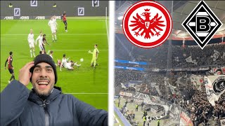 Frankfurt vs Gladbach Stadionvlog🏟 NACHSPIELZEIT WUNDER 🤯 5 MIN SPIEL GEDREHT FANS WAHNSINN ⚠️ [upl. by Eeltrebor963]