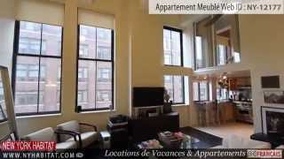 Visite guidée en vidéo dun appartement T2 en duplex dans le West Village à Manhattan [upl. by Lunetta]