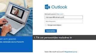 Hotmail aanmelden  inloggen [upl. by Pontias]