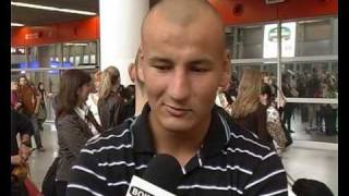 Artur Szpilka po gali w Rzymie [upl. by Ailsa250]