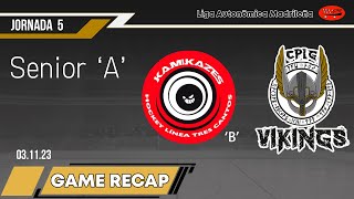 GAME RECAP  3 CANTOS B vs CPLG NORK VIKINGS A  LAM CATEGORÍA SENIOR 1º DIV  031123 [upl. by Eng]