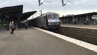 AMAZING CORAIL COACHES AND BB26000 AT 200KMH SNCF TER200 trip report Saint LouisColmar [upl. by Atlante]