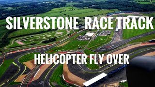 Silverstone Race Circuit  Helicopter Flyover [upl. by Eissolf631]