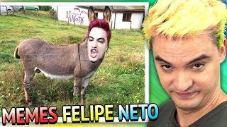 MELHORES MEMES DO FELIPE NETO GARANHÃO 10 [upl. by Roleat]